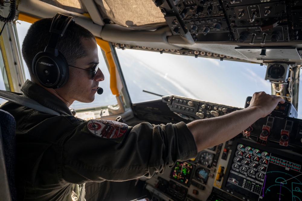 F-35 Refueling Operations over the Pacific