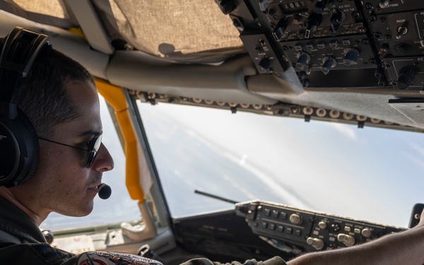 F-35 Refueling Operations over the Pacific