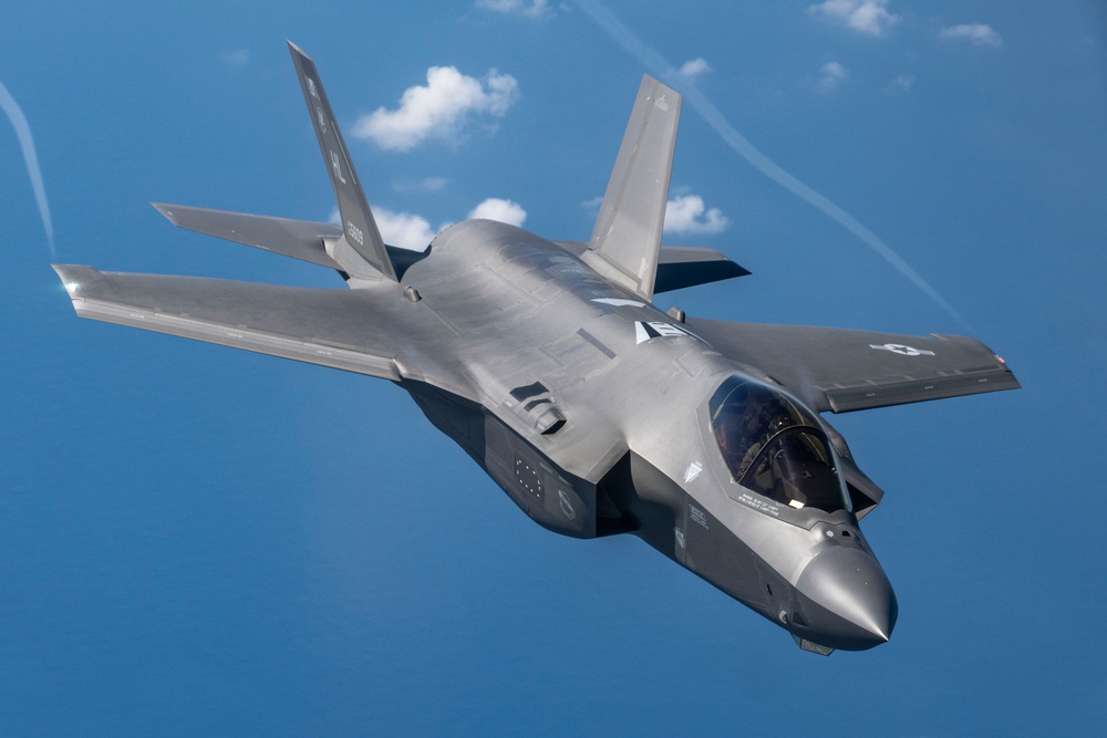 F-35 Refueling Operations over the Pacific