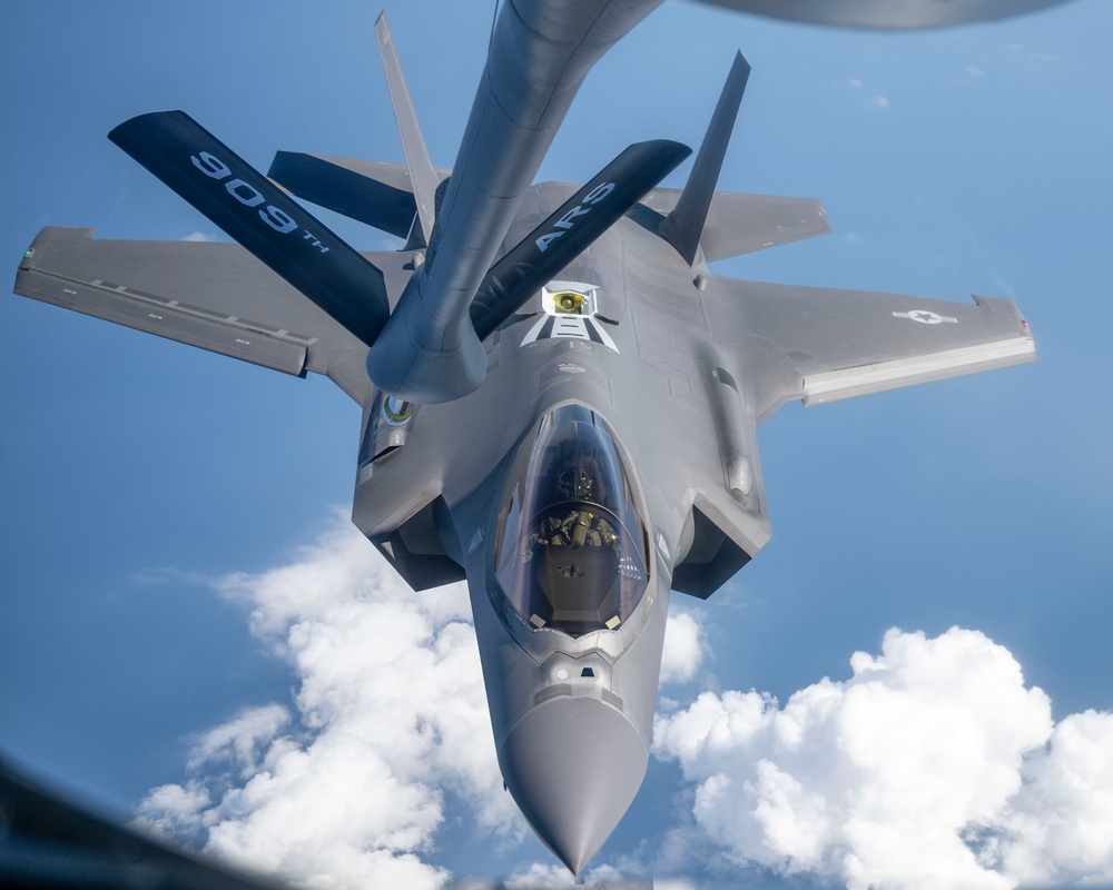F-35 Refueling Operations over the Pacific