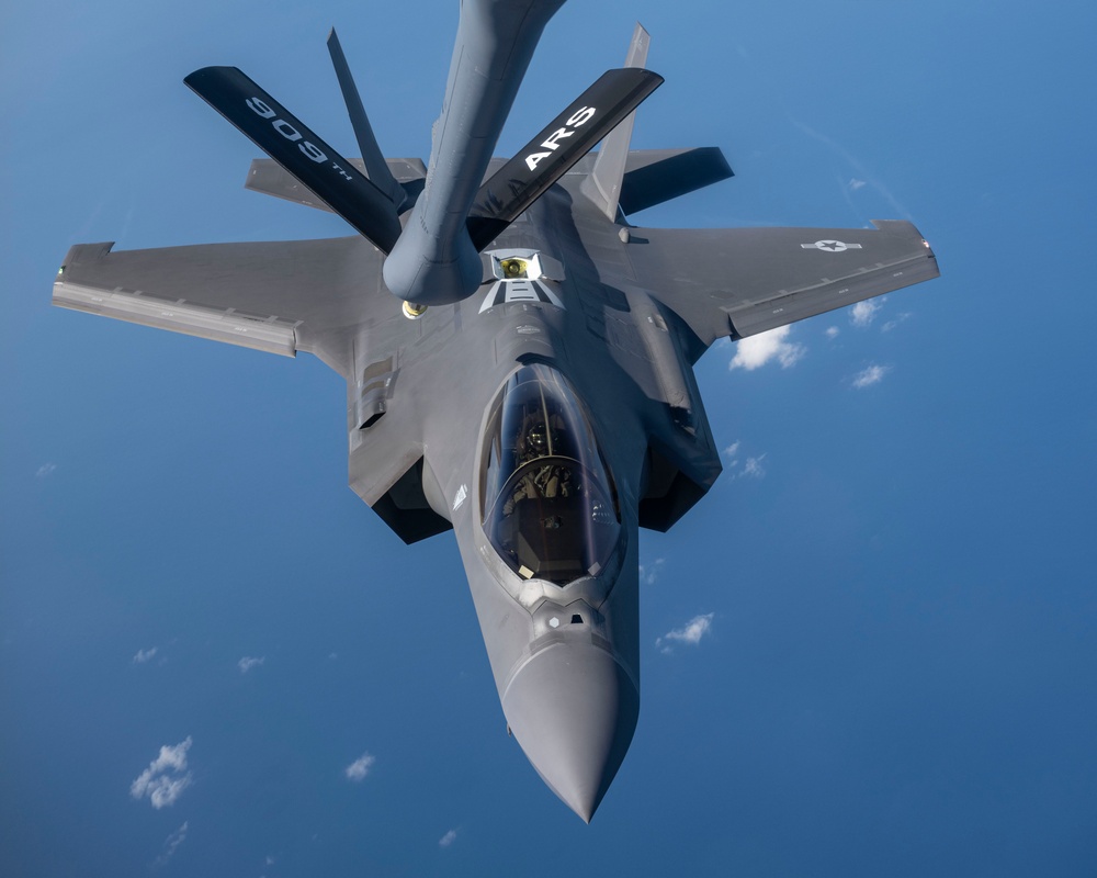 F-35 Refueling Operations over the Pacific
