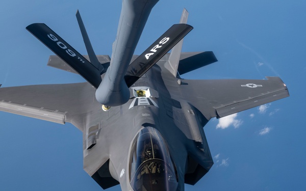 F-35 Refueling Operations over the Pacific