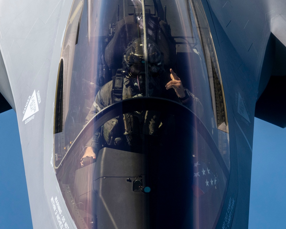 F-35 Refueling Operations over the Pacific