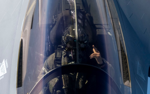 F-35 Refueling Operations over the Pacific