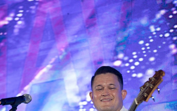 U.S. 7th Fleet band’s, “Orient Express,” performs in Busan, South Korea