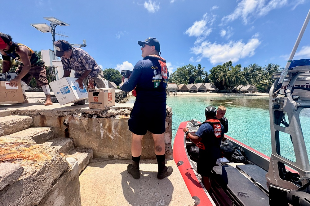 USCGC Oliver Henry crew conducts Operation Rematau patrol in FSM  