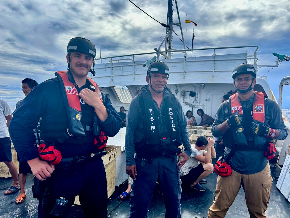 USCGC Oliver Henry crew conducts Operation Rematau patrol in FSM