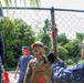 Multinational service members help make repairs at Aimeliik Elementary School