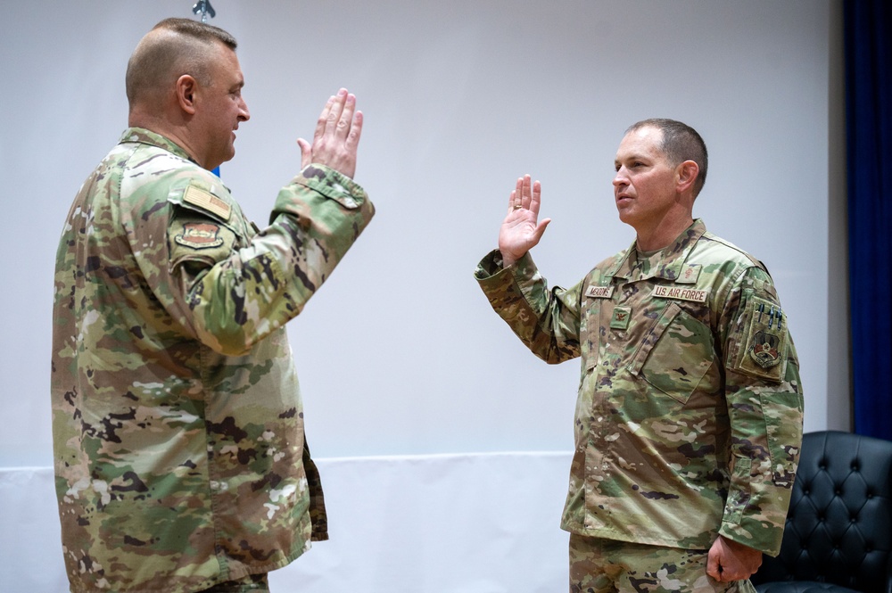 Col. Meadows informal promotion ceremony