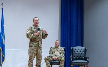 Col. Meadows informal promotion ceremony