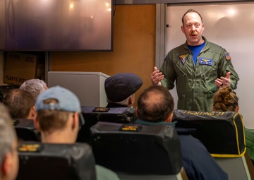 USS Gerald R. Ford (CVN 78) Hosts Media During Neptune Strike