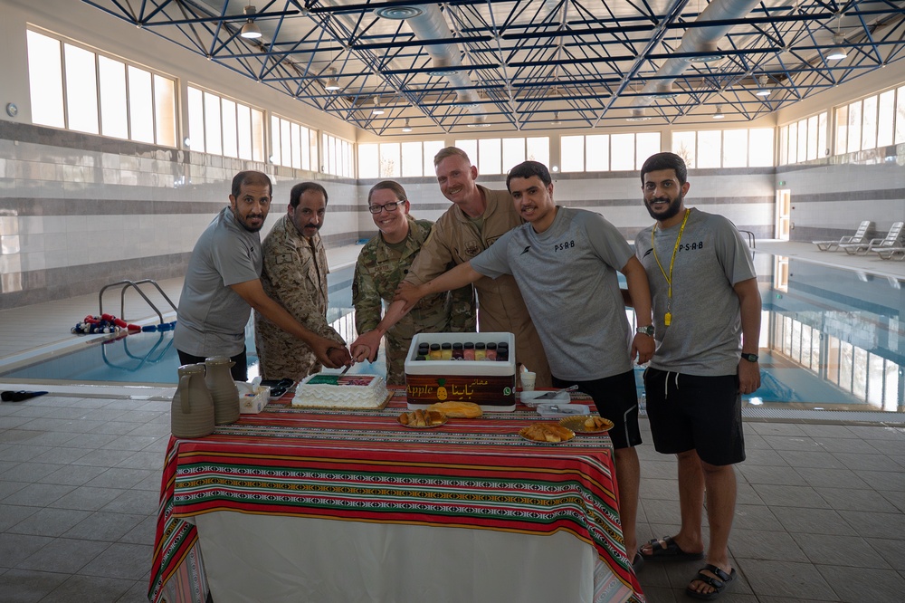 Partner in Fitness: 378th EFSS and 378th AEW HNCC strengthen alliances with RSAF