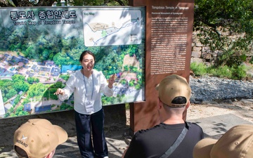USS BLUE RIDGE SAILORS TOUR BUDDHIST TEMPLES IN SOUTH KOREA