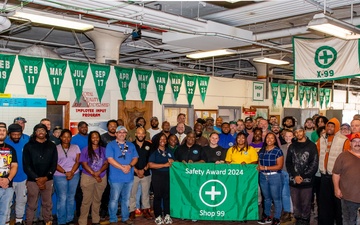 NNSY Honors Shop 99 with the 2024 Safety Flag Award