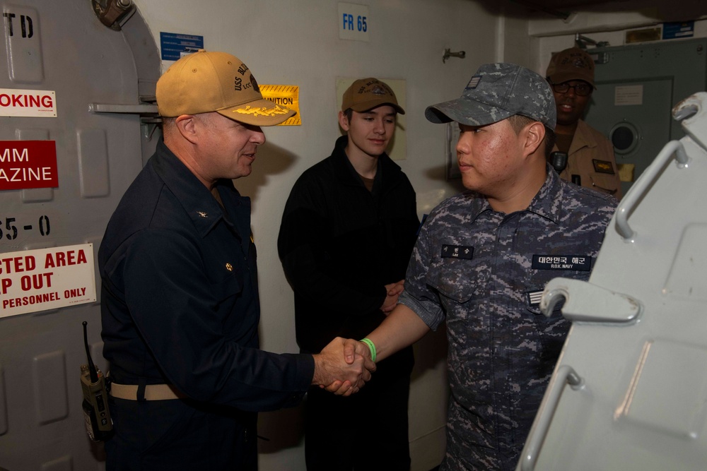 USS BLUE RIDGE HOLDS SHIP TOURS IN BUSAN, SOUTH KOREA