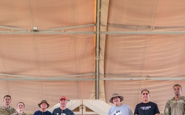 3 Car Garage Band visits the 386th AEW