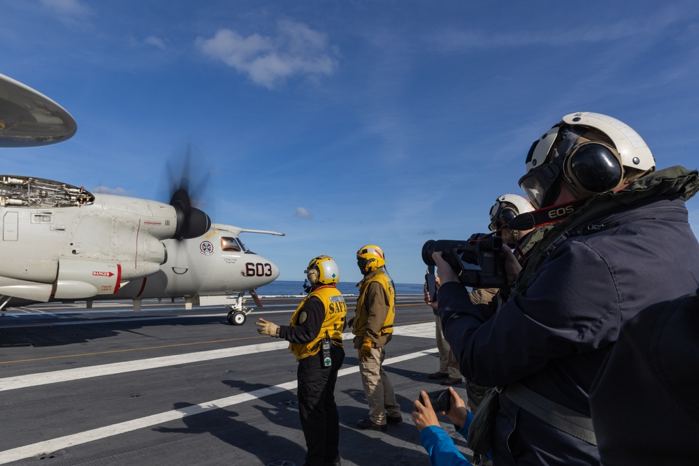 DVIDS - Images - USS Gerald R. Ford (CVN 78) Hosts Members from the ...