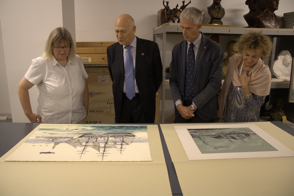 “USS George Bush meets ITS Amerigo Vespucci” Donation