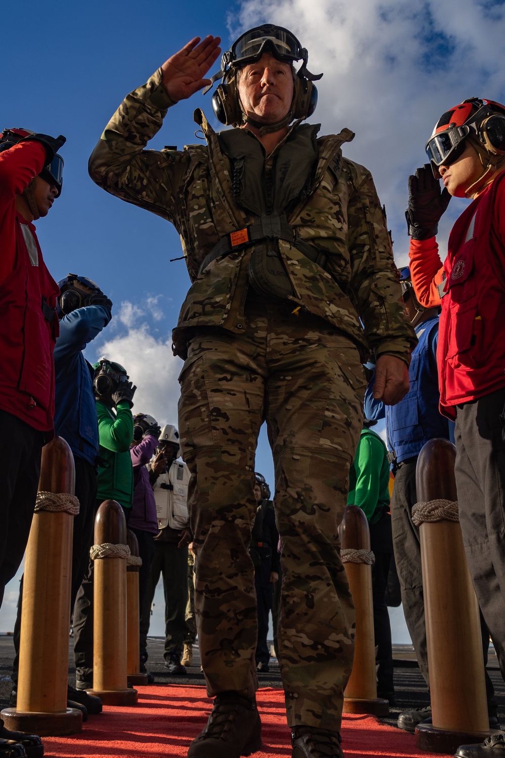 Royal Navy First Sea Lord Visits USS Gerald R. Ford (CVN 78)