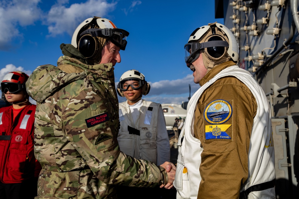 Royal Navy First Sea Lord Visits USS Gerald R. Ford (CVN 78)