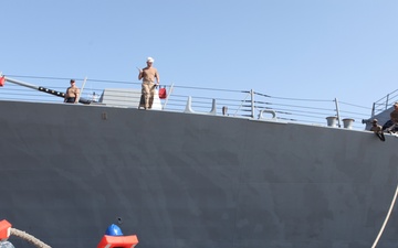 USS Truxtun Arrives in Alexandria for Bright Star 2025 Maritime Phase