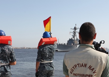 USS Truxtun Arrives in Alexandria for Bright Star 2025 Maritime Phase
