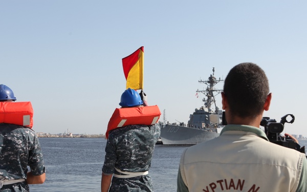 USS Truxtun Arrives in Alexandria for Bright Star 2025 Maritime Phase