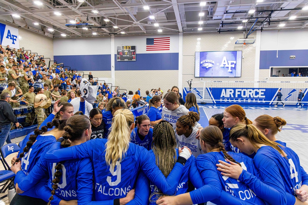 USAFA Volleyball vs Nevada 2025