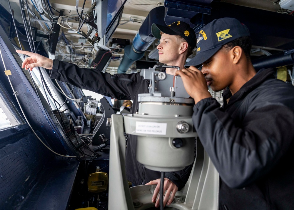 USS Gerald R. Ford (CVN 78) Transits the Strait of Dover