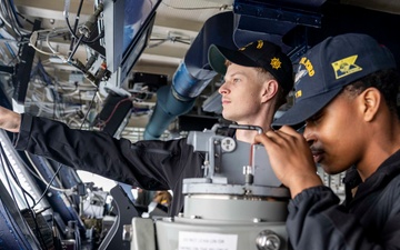 USS Gerald R. Ford (CVN 78) Transits the Strait of Dover