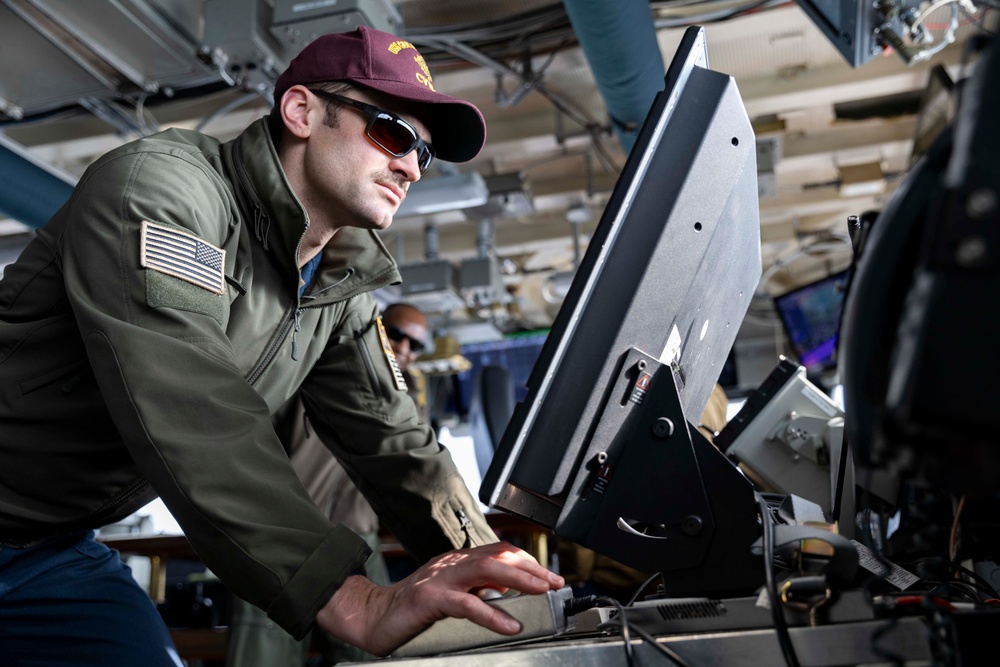 USS Gerald R. Ford (CVN 78) Transits the Strait of Dover
