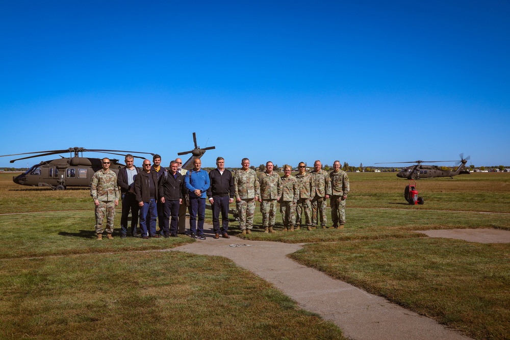 Croatian President Zoran Milanović visits Camp Ripley Training Center