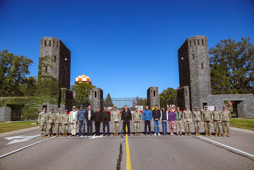 Croatian President Zoran Milanović visits Camp Ripley Training Center