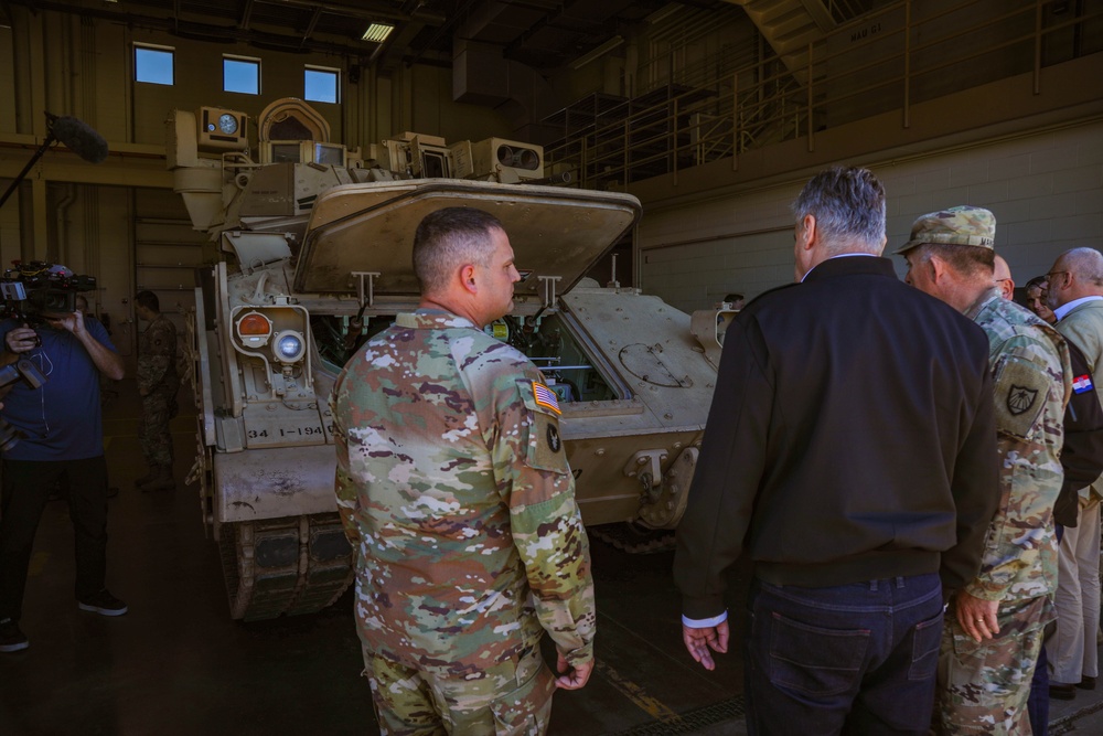 Croatian President Zoran Milanović visits Camp Ripley Training Center