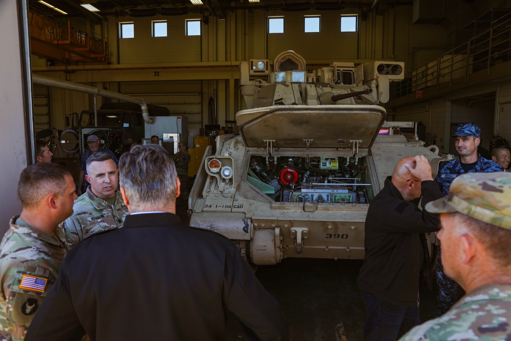 Croatian President Zoran Milanović visits Camp Ripley Training Center