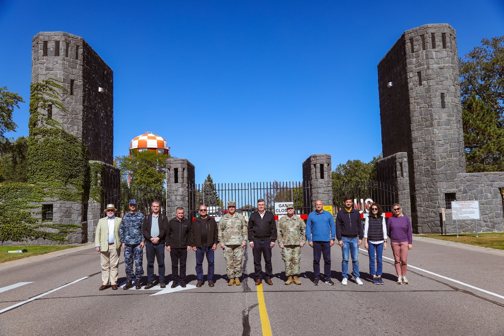 Croatian President Zoran Milanović visits Camp Ripley Training Center