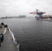 USS WAYNE E. MEYER PULLS INTO KARACHI, PAKISTAN