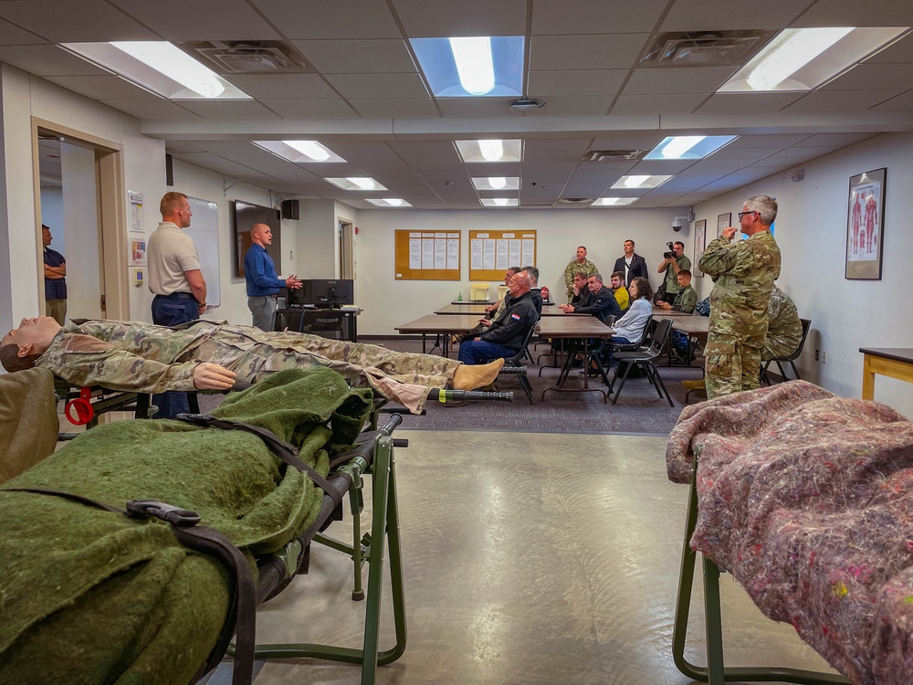 Croatian President Zoran Milanović visits Camp Ripley Training Center