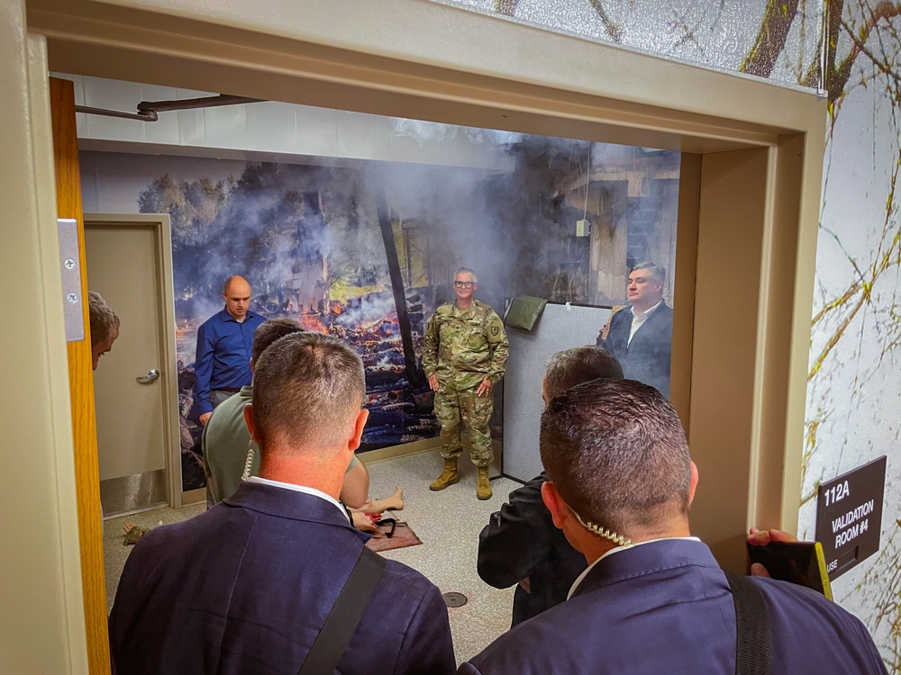 Croatian President Zoran Milanović visits Camp Ripley Training Center