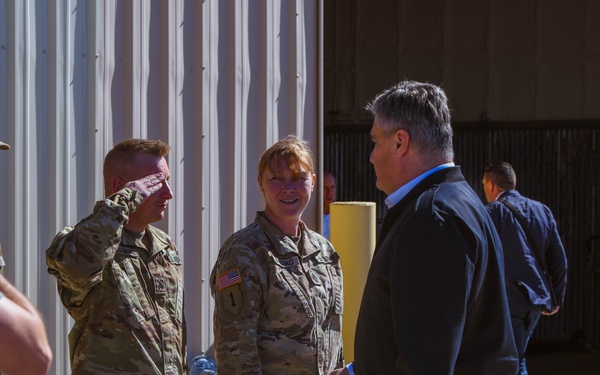 Croatian President Zoran Milanović visits Camp Ripley Training Center