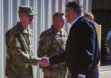 Croatian President Zoran Milanović visits Camp Ripley Training Center