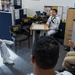 RADM Waters visits NTAG Red River recruiters