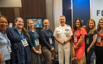 RADM Waters attends Homeschooling Convention