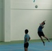 USS WAYNE E. MEYER TAKES ON PAKISTAN NAVAL ACADEMY IN VOLLEYBALL