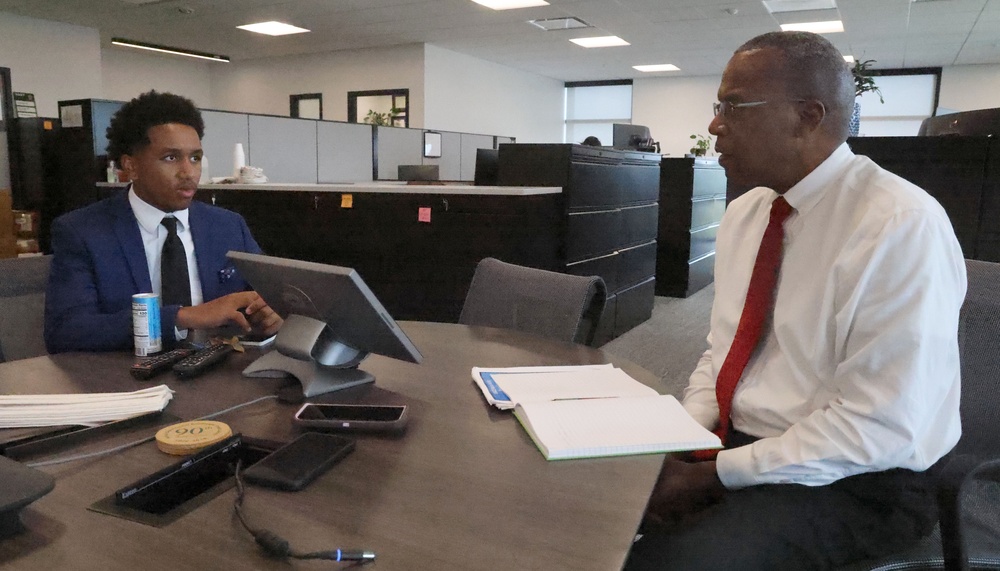 Local teen job shadows Engineers at the Mobile District