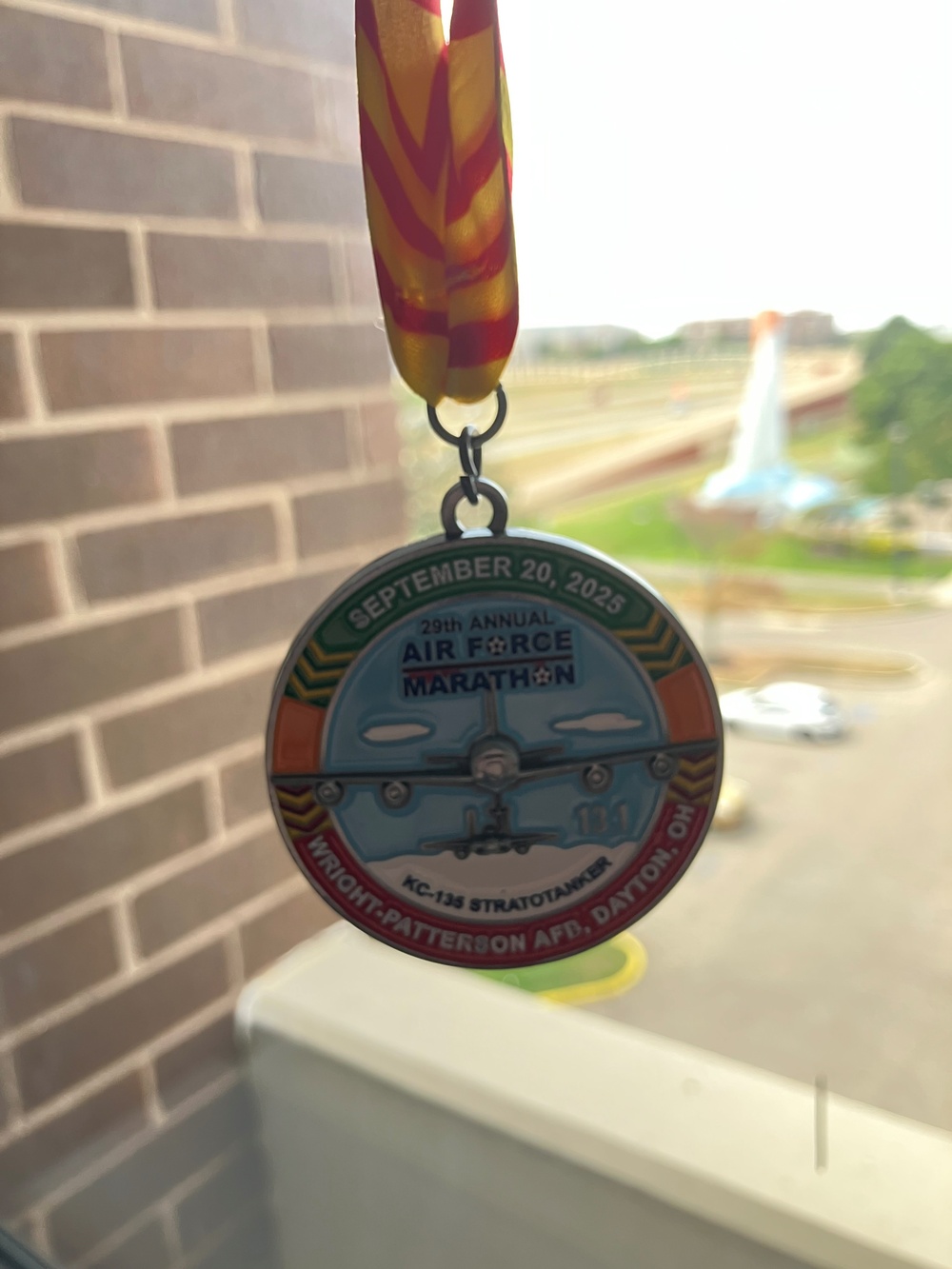 Runner Recruiter: 361 RCS NCO Participates in the Air Force Marathon