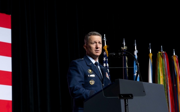 SW Delivers a War Department Address