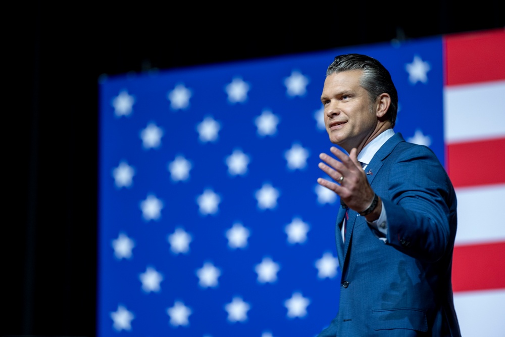 SW Delivers a War Department Address