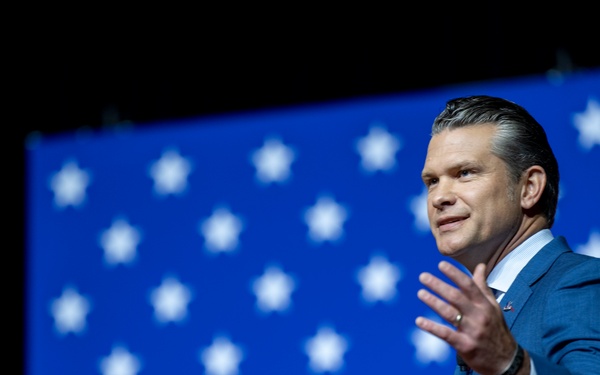 SW Delivers a War Department Address