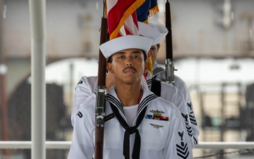 9/11 Memorial service onboard IKE